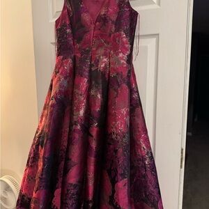 Adrianna Papell Kids Dress in Pink and Purple Floral